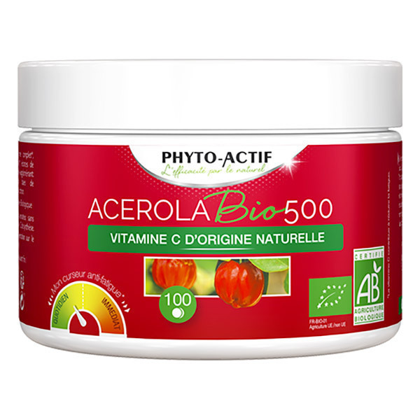Phyto-Actif - Acerola 500 Bio 100cps
