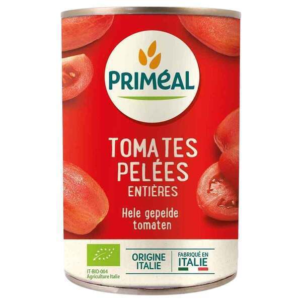 Priméal - Tomates pelées entières 400g