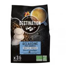 Destination - Décaféiné pur arabica Dosettes souples x36