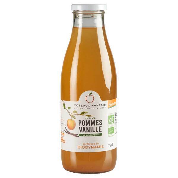 Côteaux Nantais - Jus de pommes à la vanille Demeter 75cl