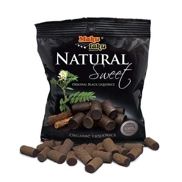 Makulaku - Bonbons de réglisse nature 100g Makulaku - Bonbons de réglisse nature 100g