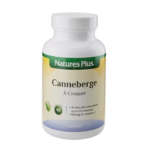 Nature's Plus - Ultra Canneberge A Croquer - 90 coeurs