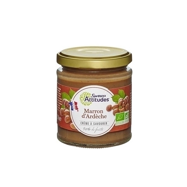 Saveurs Attitudes - Crème de marron d'Ardèche 220g