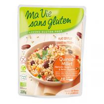 Ma Vie Sans Gluten - Céréales cuisinées quinoa millet haricots rouges légumes 220