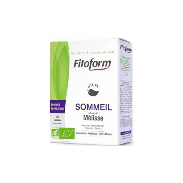 Complément alimentaire Sommeil 20 x 10ml Fitoform Complément alimentaire Sommeil 20 x 10ml Fitoform