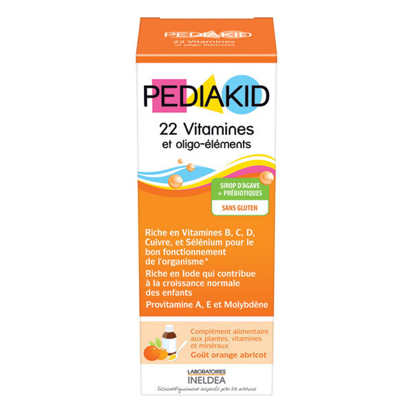 Pediakid - Pediakid® 22Vit./oligo. - Sirop 125ml (abricot/orange)