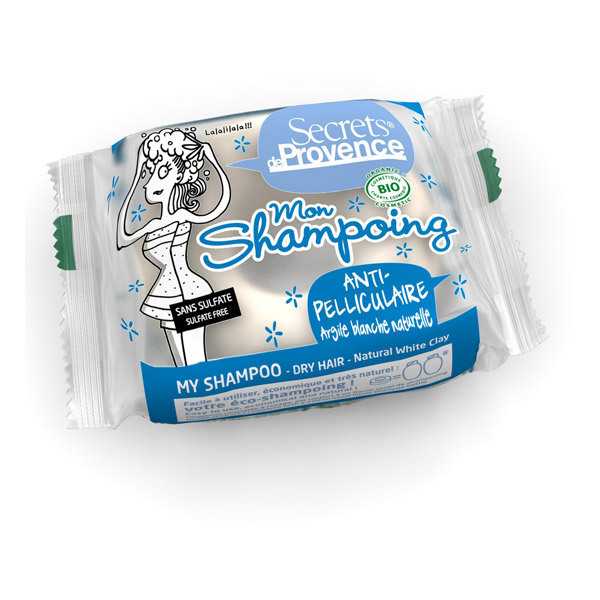 Secrets de Provence - Shampoing solide anti-pelliculaire 85g Secrets de Provence - Shampoing solide anti-pelliculaire 85g