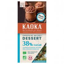 Kaoka - Tablette chocolat au lait Dessert 38% 200g