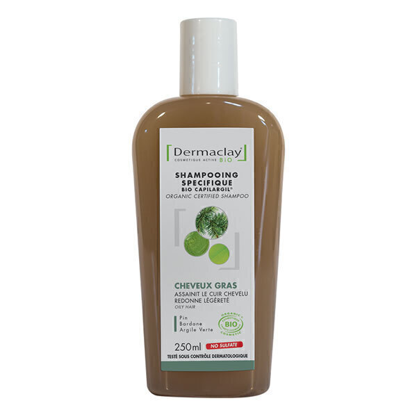 Shampooing cheveux gras 250ml dermaclay | acheter sur greenweez.com