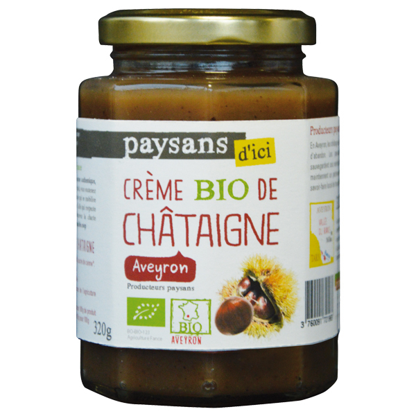 Ethiquable - Crème de châtaignes Aveyron BIO 320g Ethiquable - Crème de châtaignes Aveyron BIO 320g