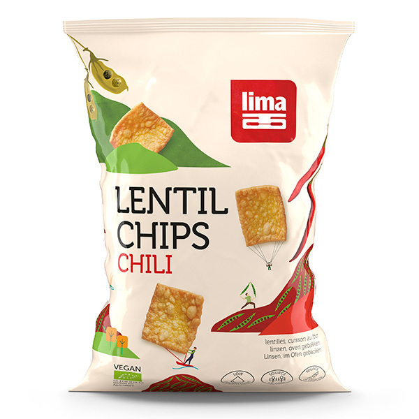 Lima - Chips aux Lentilles Chili 90g