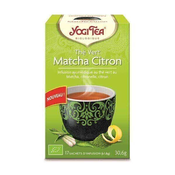 Yogi Tea - The Vert Matcha Citron Bio 17 sachets