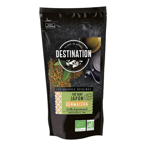 Destination - Thé vert Genmaïcha du Japon 100g Destination - Thé vert Genmaïcha du Japon 100g