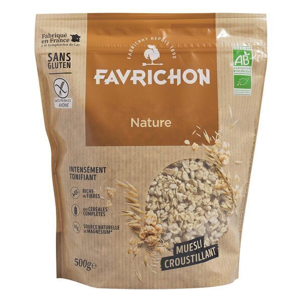 Favrichon - Muesli croustillant Nature 500g
