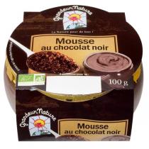Grandeur Nature - Mousse au chocolat noir 100g