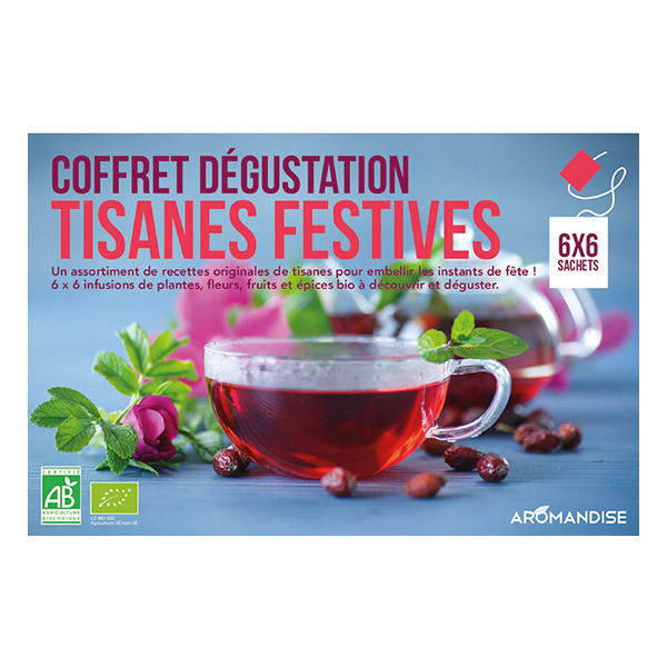 Aromandise - Coffret degustation tisanes festives 36 sachets