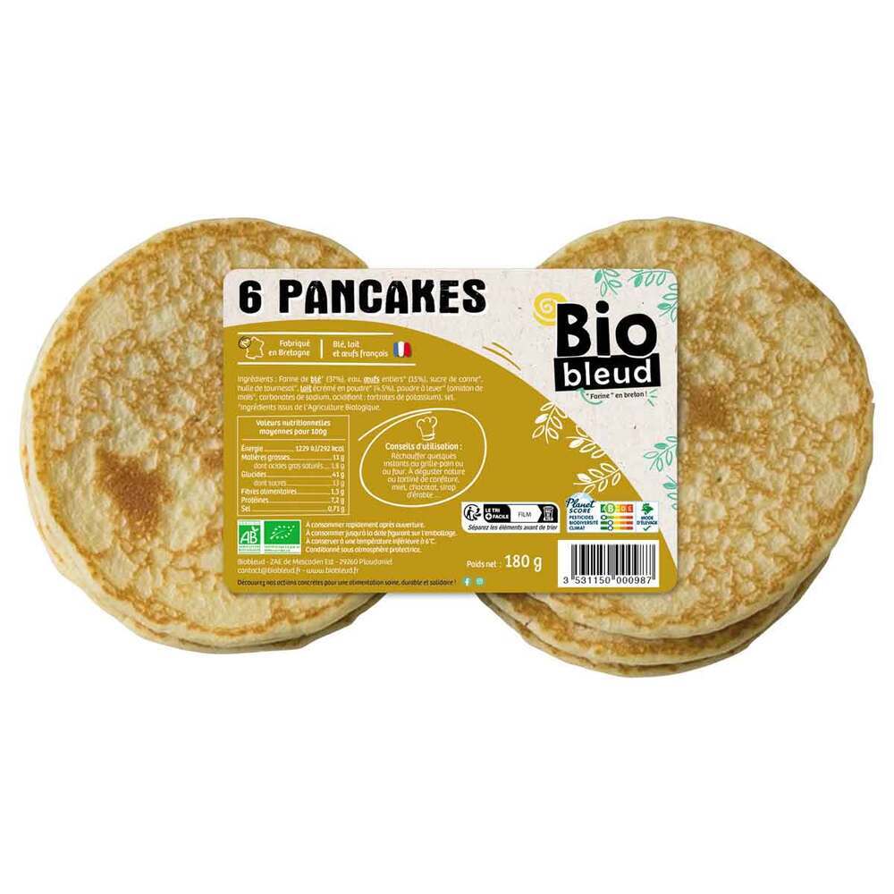 Biobleud - 6 Pancakes 180g