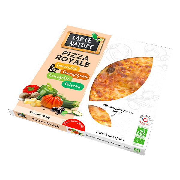  Pizza  royale v g tarienne 400g Carte  Nature 