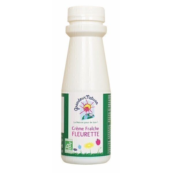 Creme Fraiche Fleurette 25cl Grandeur Nature