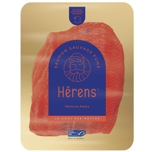 Herens - Saumon fumé Sauvage 3 tranches 130g