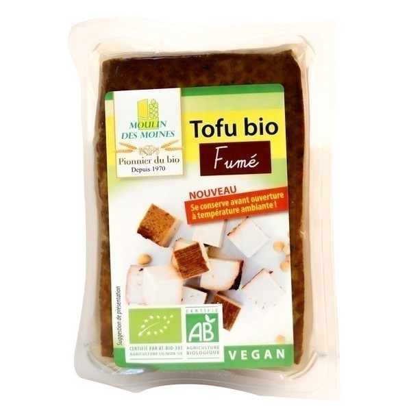Moulin des Moines - Tofu Fumé végan bio 200g Moulin des Moines - Tofu Fumé végan bio 200g