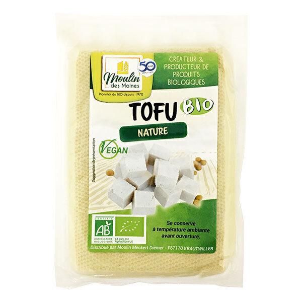 Moulin des Moines - Tofu nature végan bio 200g