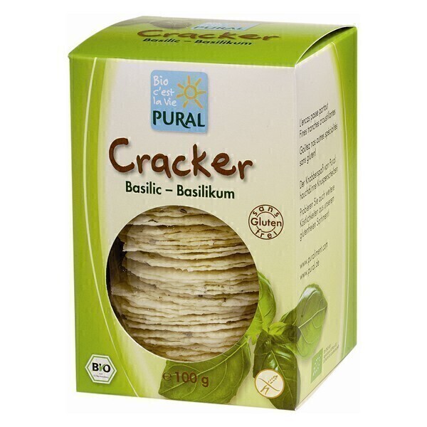 Pural - Cracker basilic 100g Pural - Cracker basilic 100g