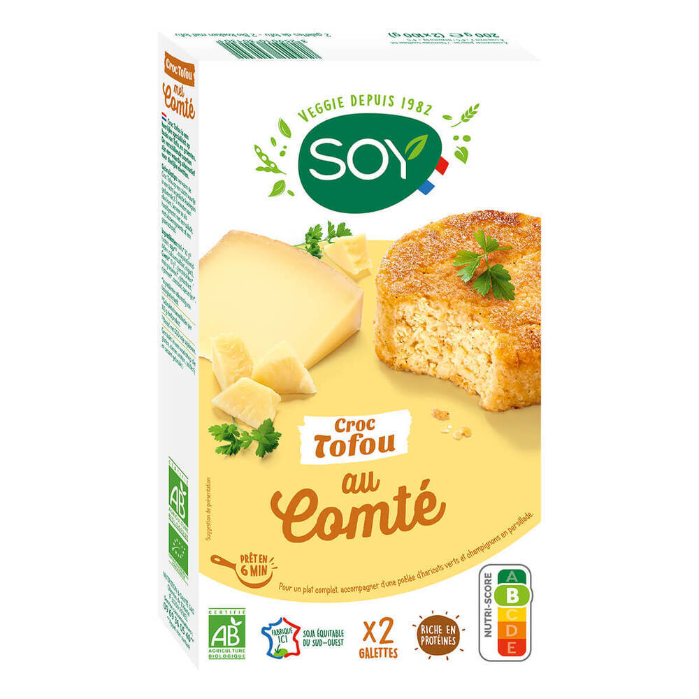 Soy (frais) - Croque tofu au comté 2x100g
