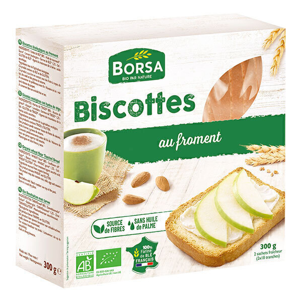 Borsa - Biscottes au froment et germe de blé 300g