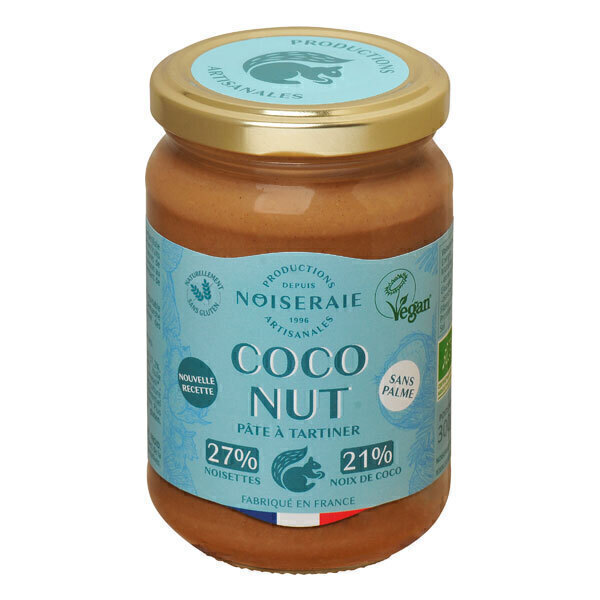 Noiseraie - Pâte à tartiner Coco Nut noisettes et noix de coco 300g Noiseraie - Pâte à tartiner Coco Nut noisettes et noix de coco 300g
