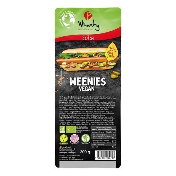 Wheaty - Végé' Weenies 200g