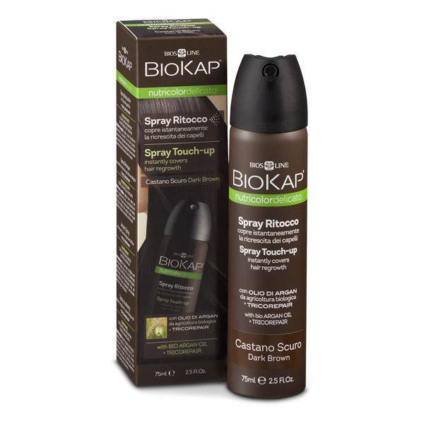 Biokap - Spray retouche racine cheveux châtain foncé 75ml
