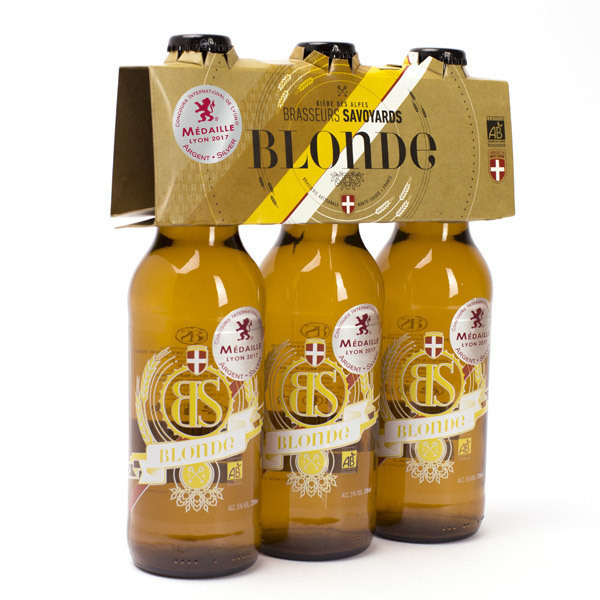 Brasseurs Savoyards - Bière BS Blonde Bio 3x33cl