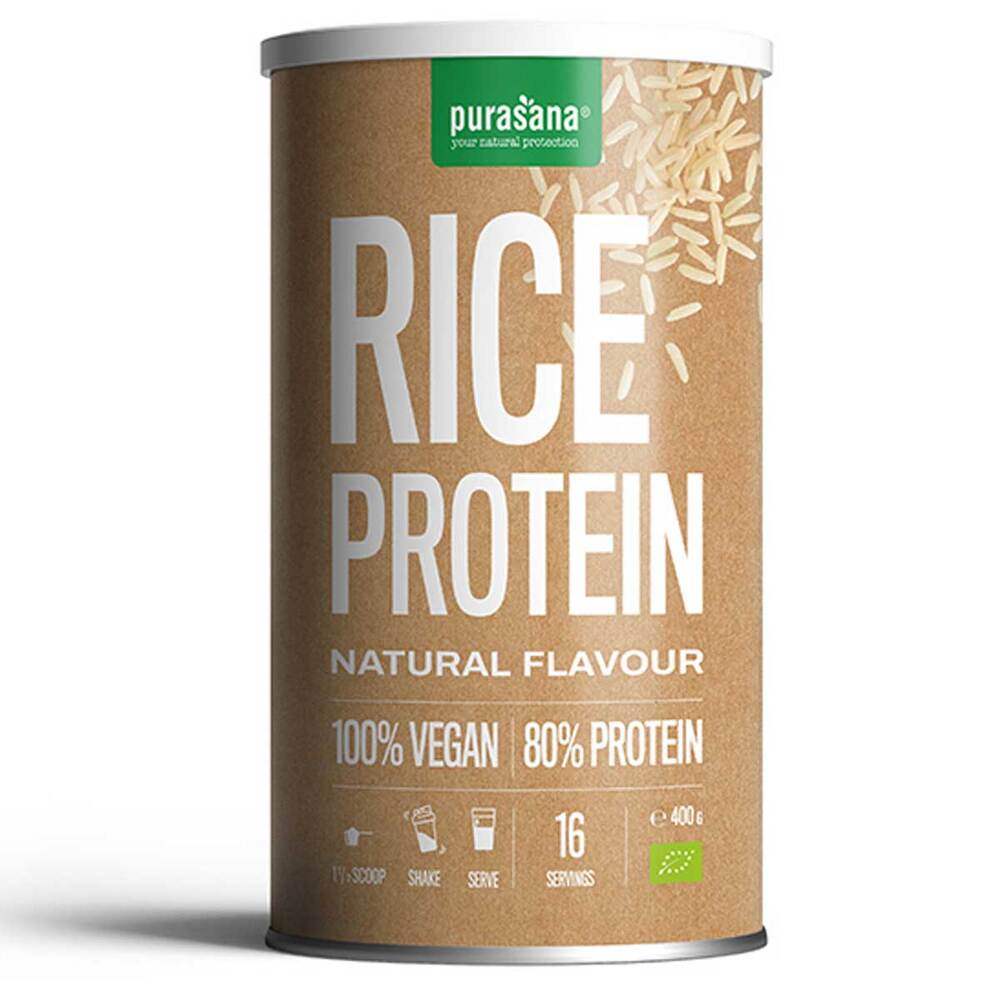 Purasana - Protéine de riz nature BIO - 400g