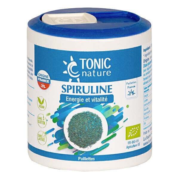 Tonic Nature - Spiruline Française en paillettes - 100g