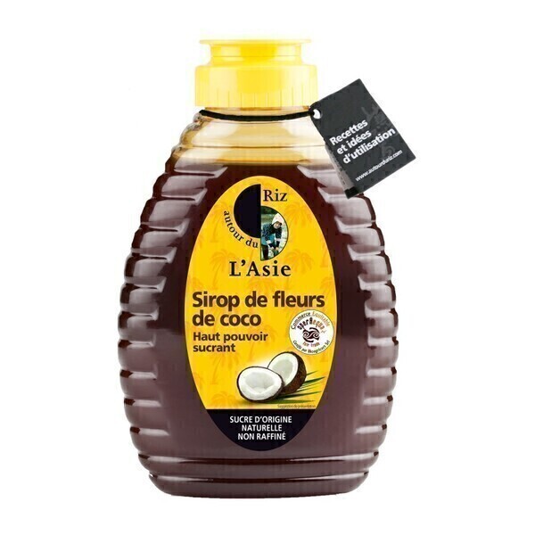 Autour du Riz - Sirop de fleurs de coco 300ml Autour du Riz - Sirop de fleurs de coco 300ml