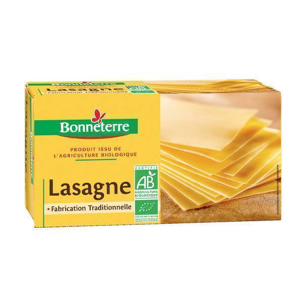 Bonneterre - Pâtes lasagne 500g