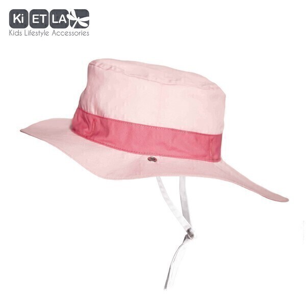 Ki ET LA - Chapeau KAPEL Anti-UV Réversible Panama Pink 2/4ans Ki ET LA - Chapeau KAPEL Anti-UV Réversible Panama Pink 2/4ans