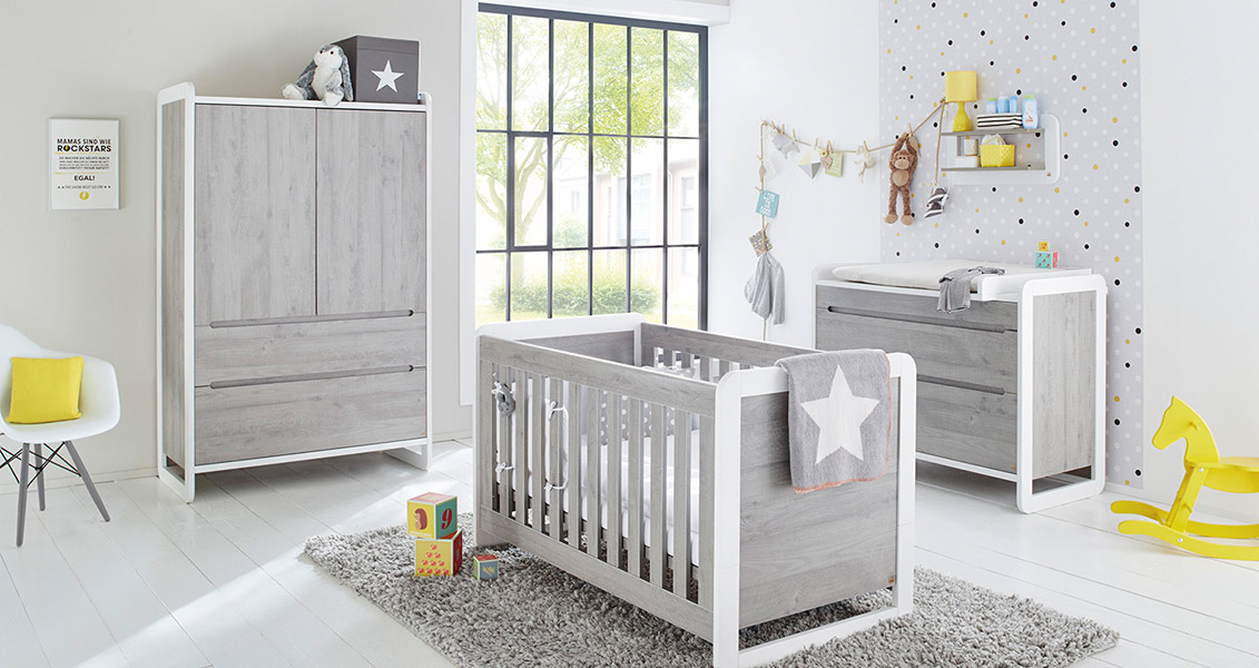 Pinolino - Chambre Bébé Curve 3 pièces Pinolino - Chambre Bébé Curve 3 pièces