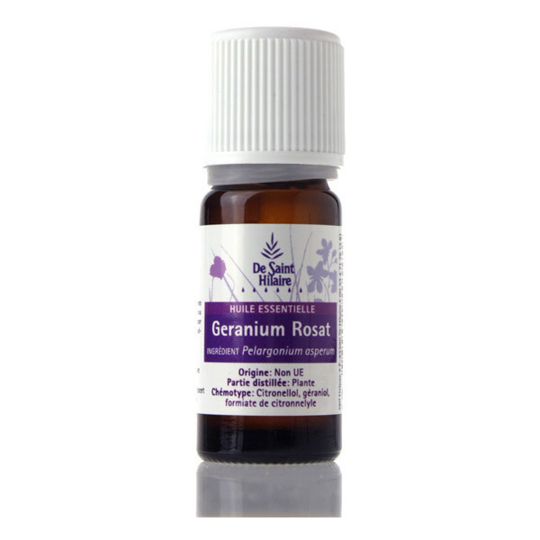 De Saint-Hilaire - Huile essentielle Geranium Rosat BIO 10ml De Saint-Hilaire - Huile essentielle Geranium Rosat BIO 10ml