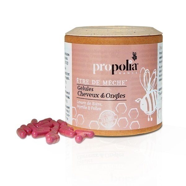 Propolia - Gélules Cheveux & Ongles Être de Mèche x 90 Gélules Propolia - Gélules Cheveux & Ongles Être de Mèche x 90 Gélules