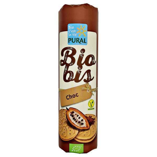 Pural - Biscuit fourré Biobis choc 300g