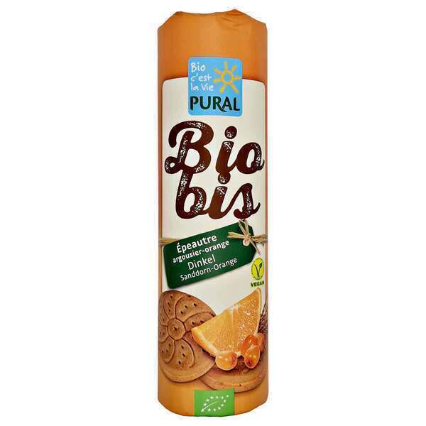 Pural - Biscuit fourré Biobis épeautre orange 300g