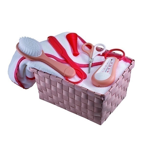 Beaba - Corbeille de toilette Corail Nude Beaba - Corbeille de toilette Corail Nude