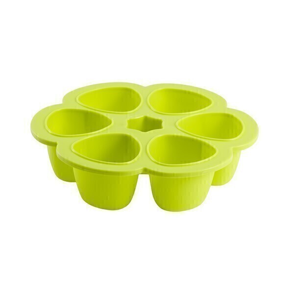 Beaba - Multiportions silicone 6 x 90ml Neon Beaba - Multiportions silicone 6 x 90ml Neon