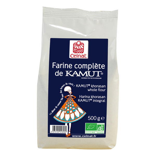 Celnat - Farine complète de blé khorasan KAMUT bio - 500 g