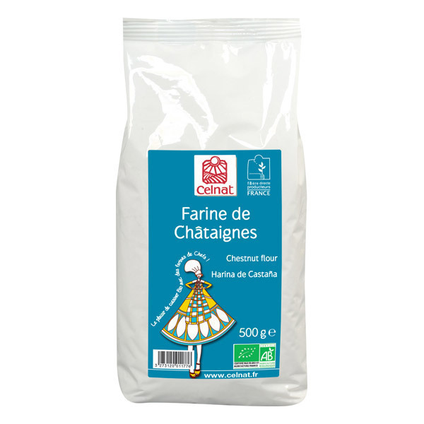 Celnat - Farine de châtaignes bio France 500g
