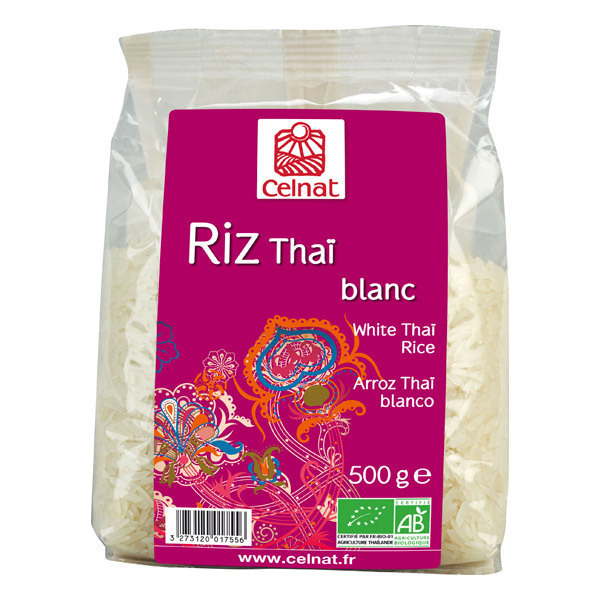 Celnat - Riz Thaï blanc bio - 3Kg