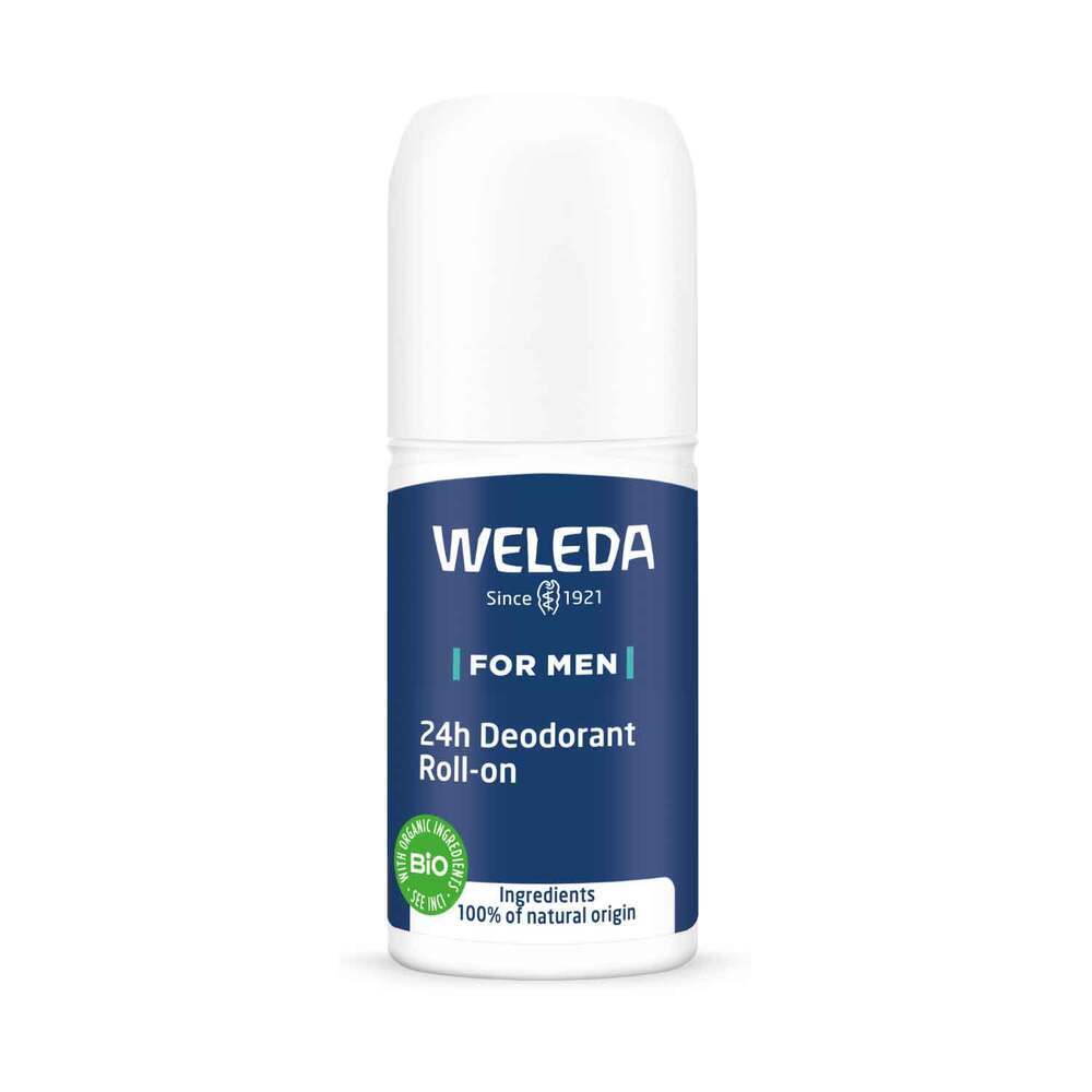 Weleda - Déodorant roll-on 24H pour homme - 50 mL