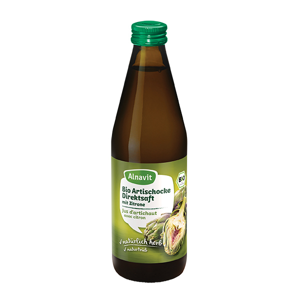 Jus d'artichaut avec citron bio 330 ml Alnavit | Acheter Jus d'artichaut avec citron bio 330 ml Alnavit | Acheter